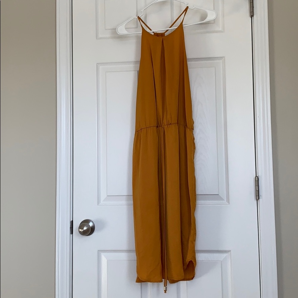 Mossimo mustard Aline dress